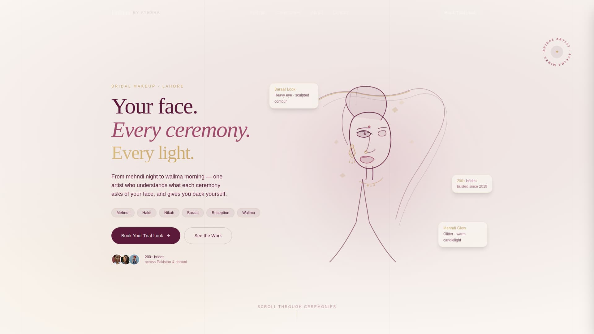 Indian Wedding Booking Website Template