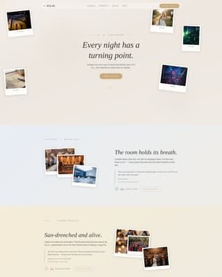 Event DJ & MC Website Template with Booking Form