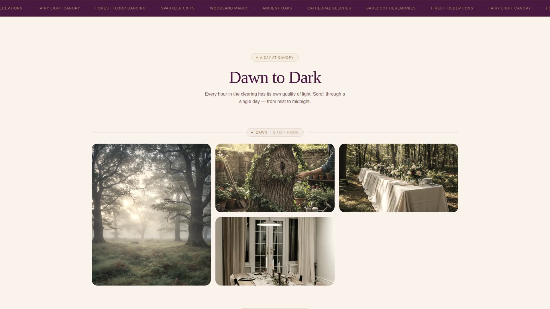 Wedding Venue Premium Booking Website Template