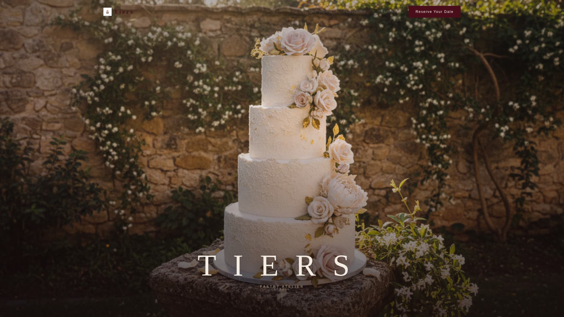 Garden Wedding Booking Website Template