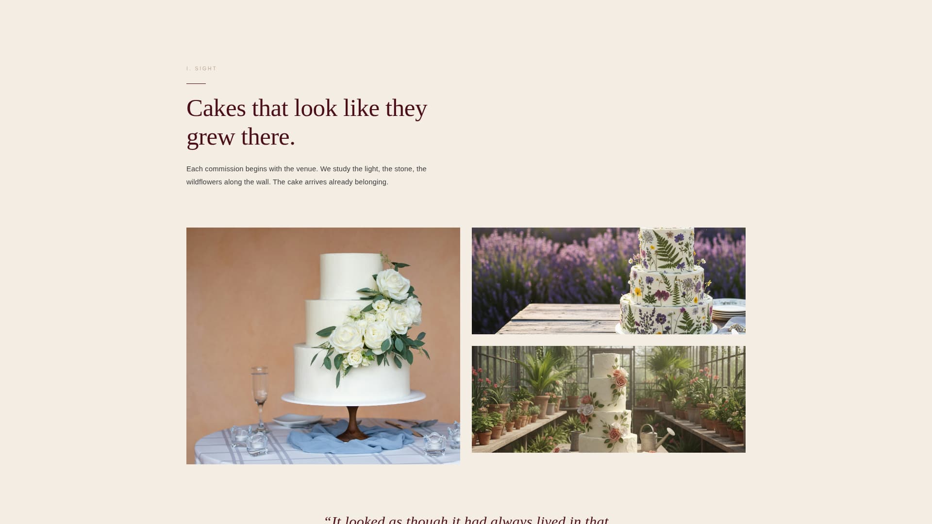 Garden Wedding Booking Website Template