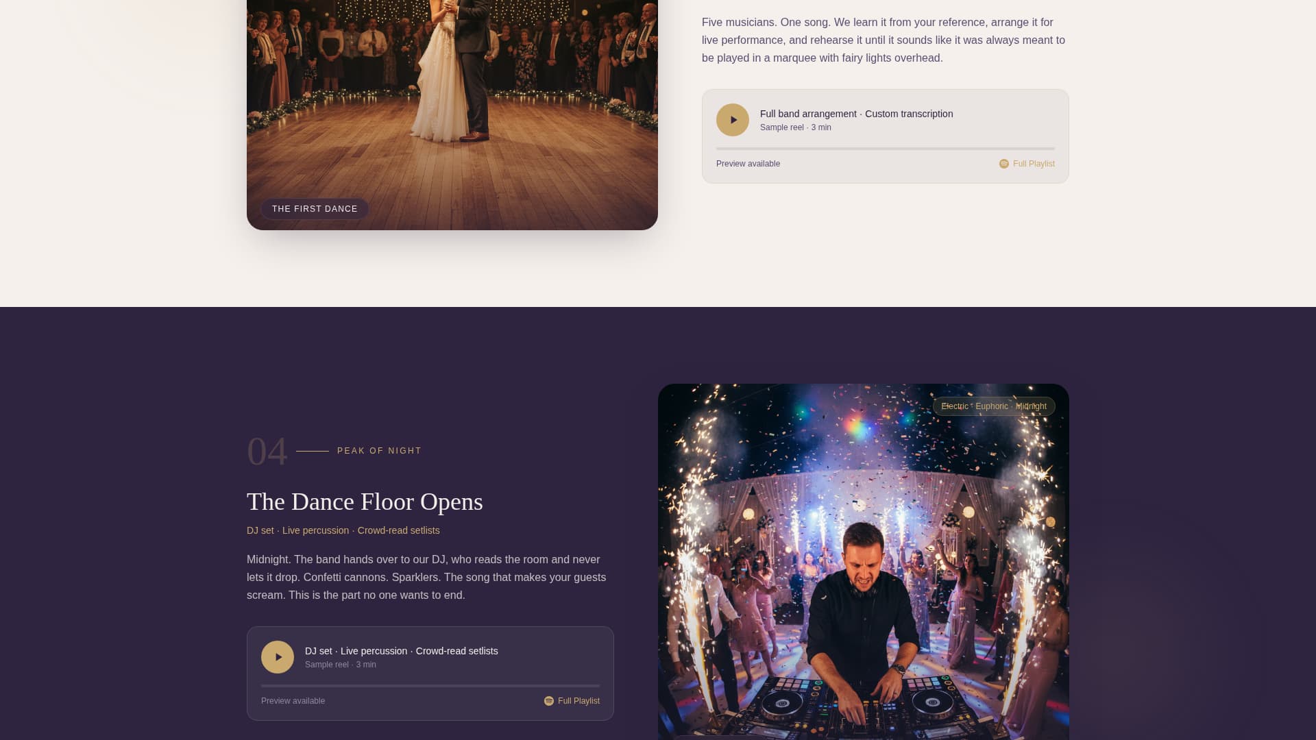 Garden Wedding Advanced Booking Website Template