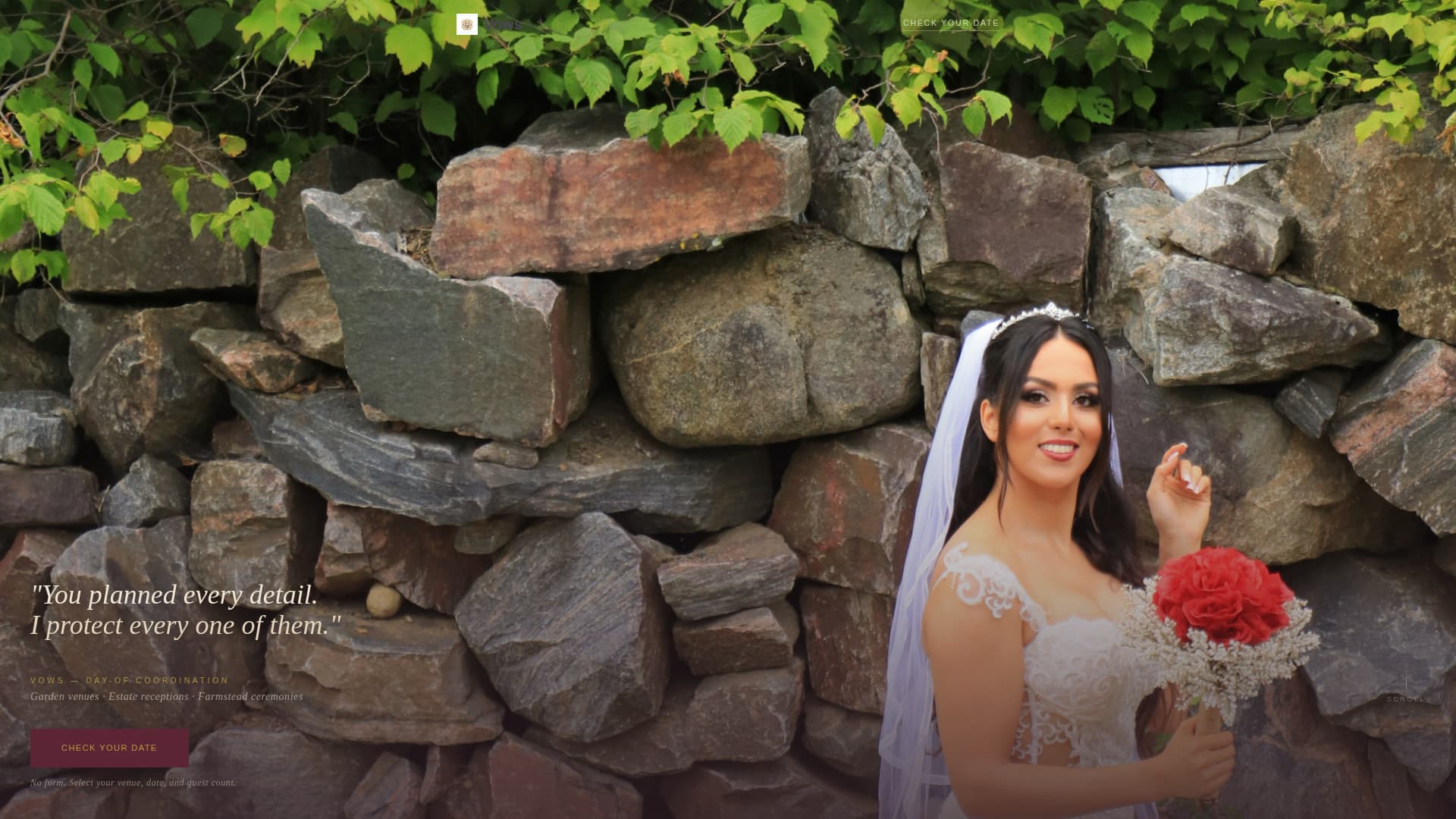 Wedding Venue Reviews Website Template