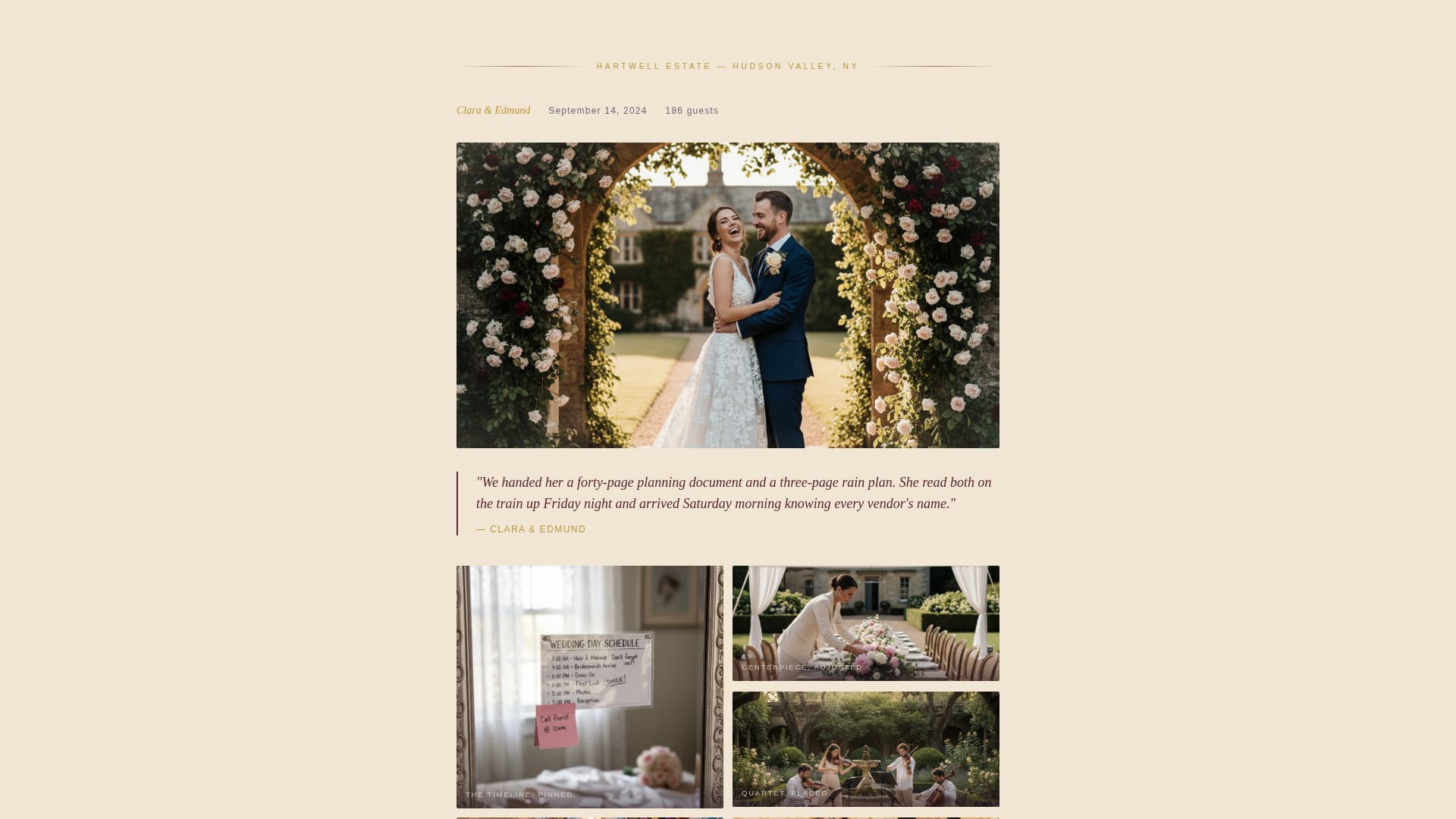 Wedding Venue Reviews Website Template