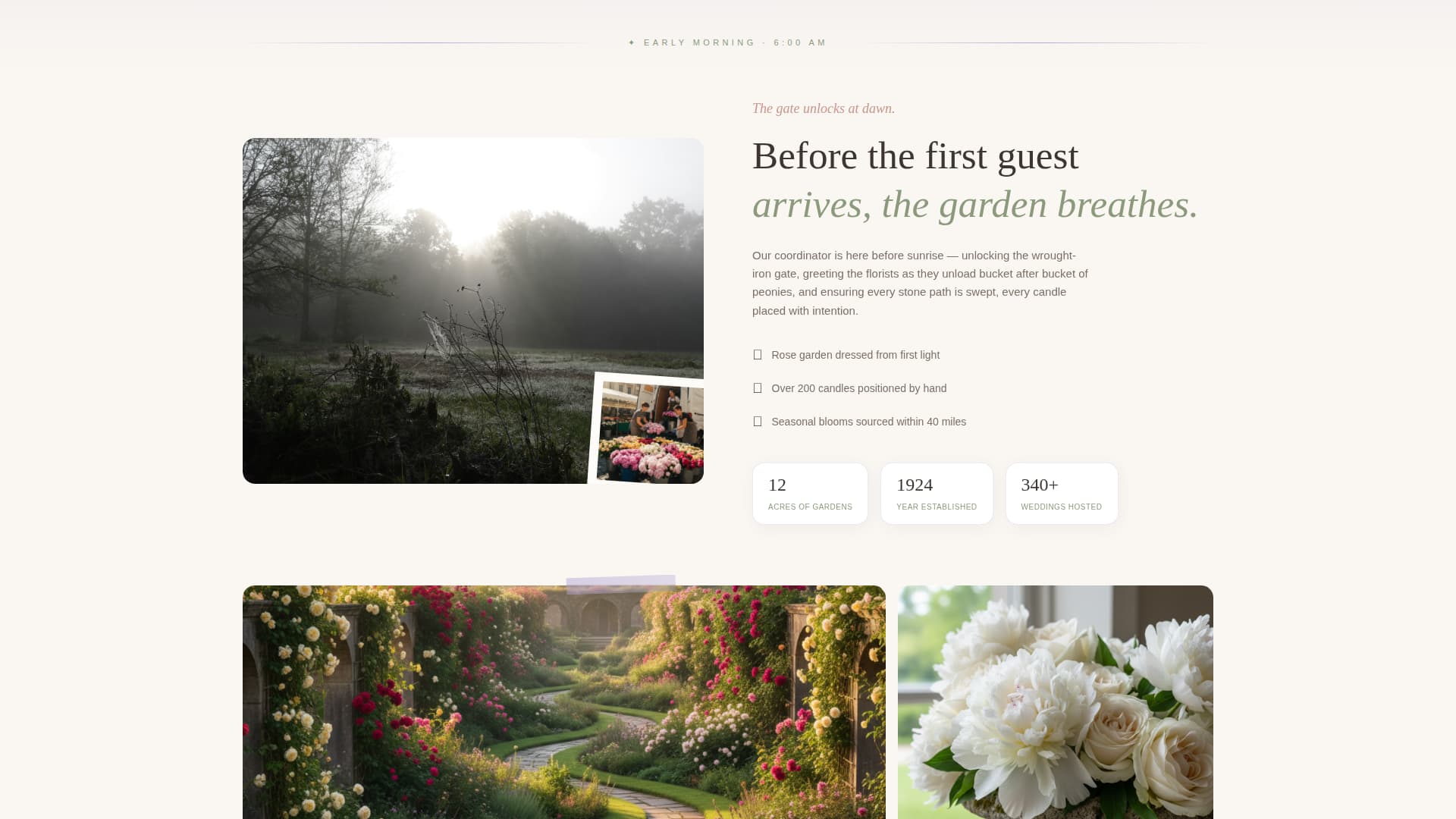 Wedding Venue Local Booking Website Template