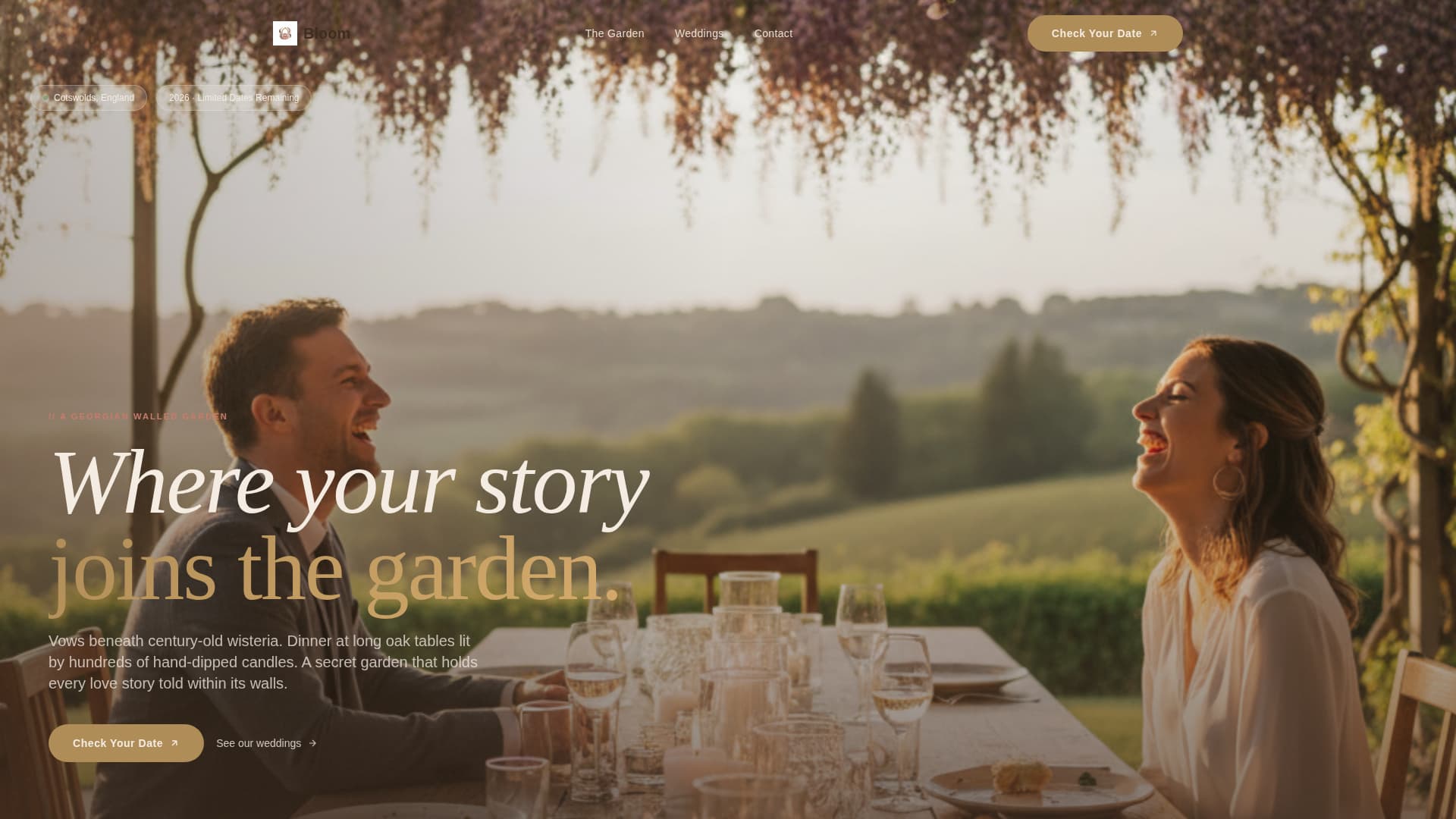 Wedding Venue Advanced Professional Website Template