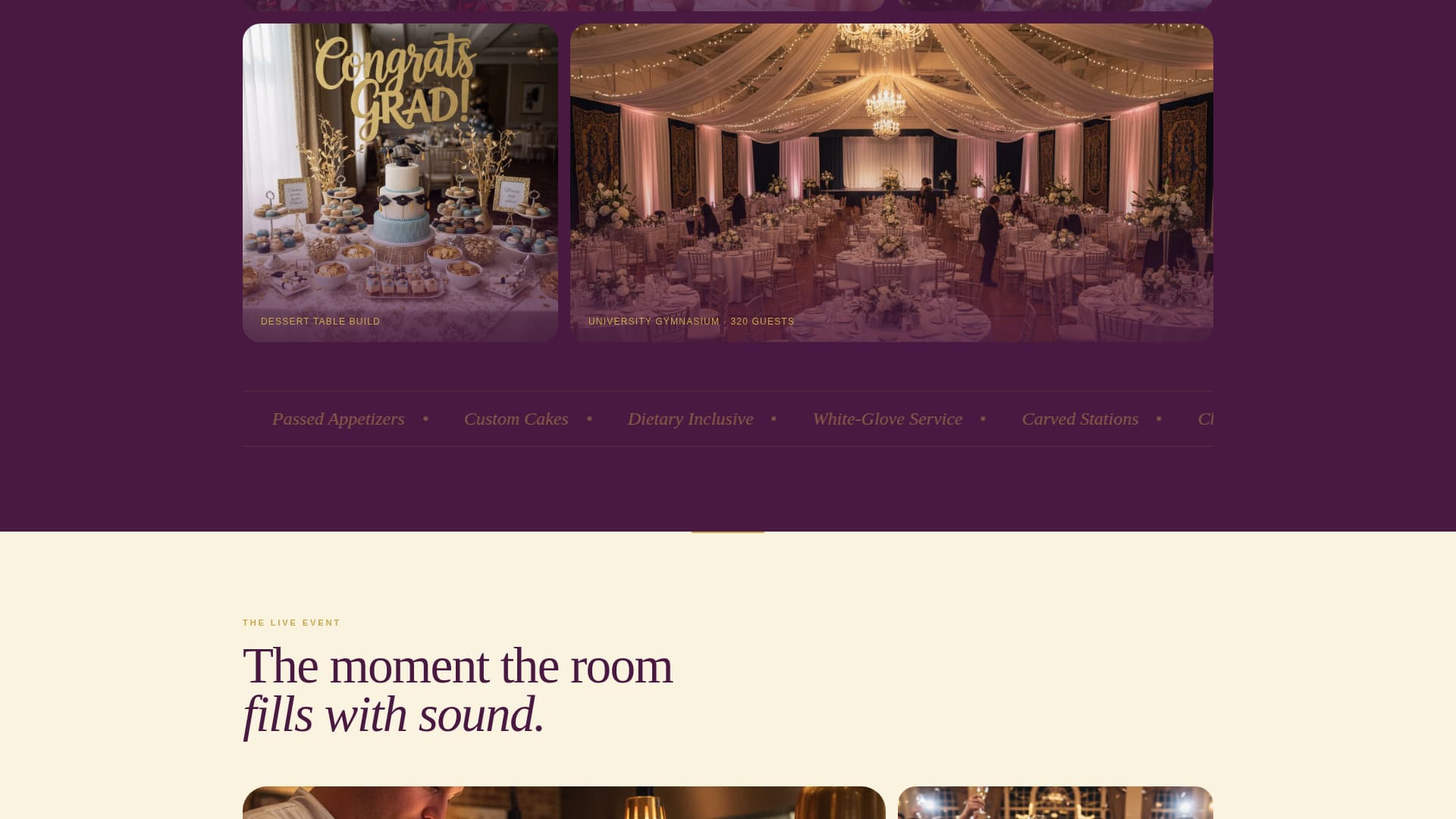 Graduation Event Booking Website Template