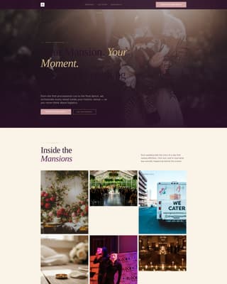 Ceremony — Sophisticated Wedding Planning Landing Page Template
