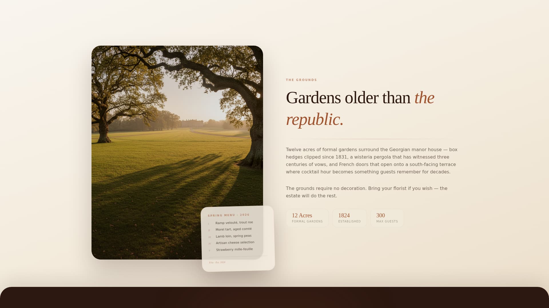 Wedding Venue Booking Website Template