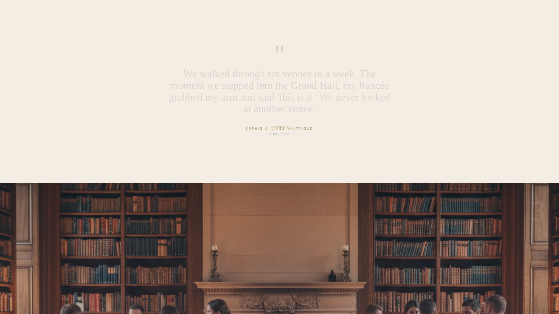 Wedding Venue Certified Booking Website Template