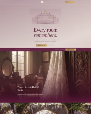 Wedding Venue Certified Booking Website Template