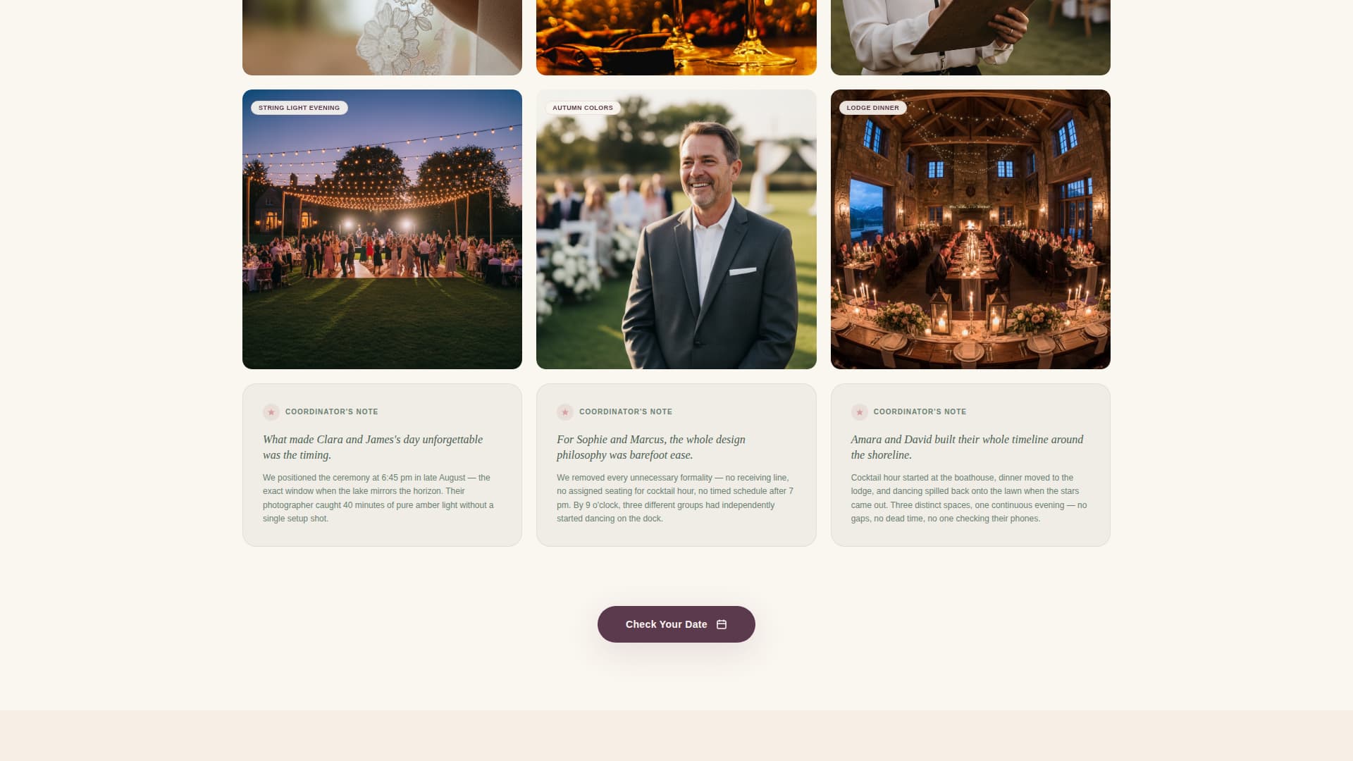 Wedding Venue Commercial Booking Website Template