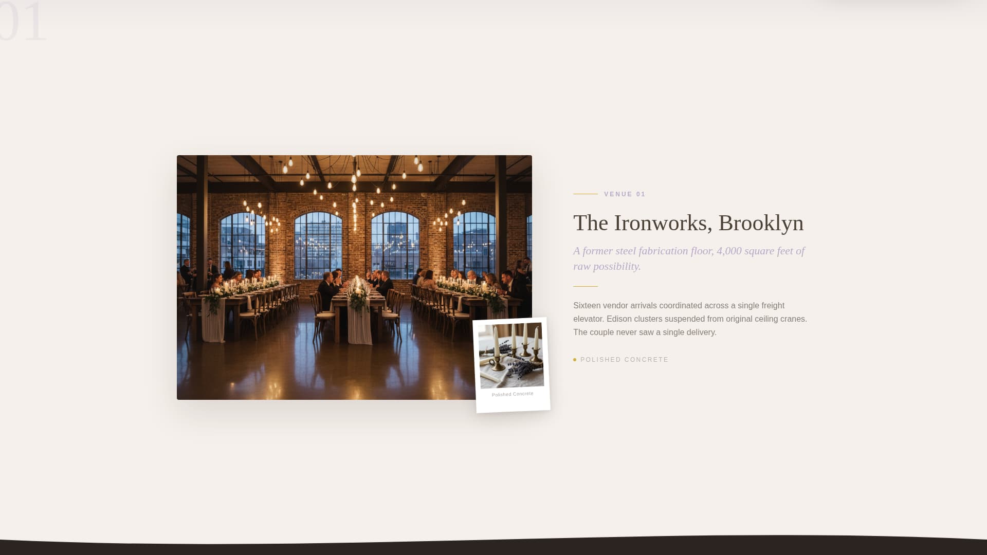 Wedding Venue Portfolio Website Template