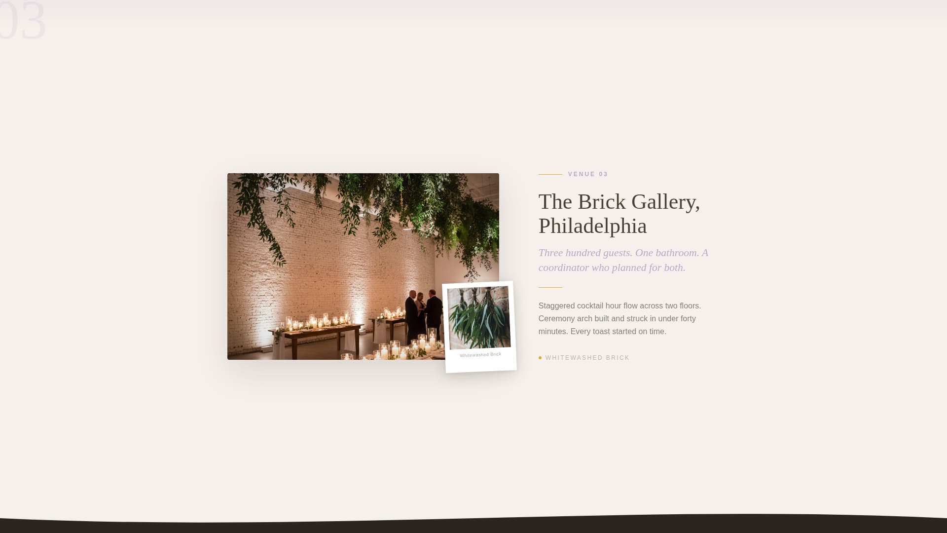 Wedding Venue Portfolio Website Template