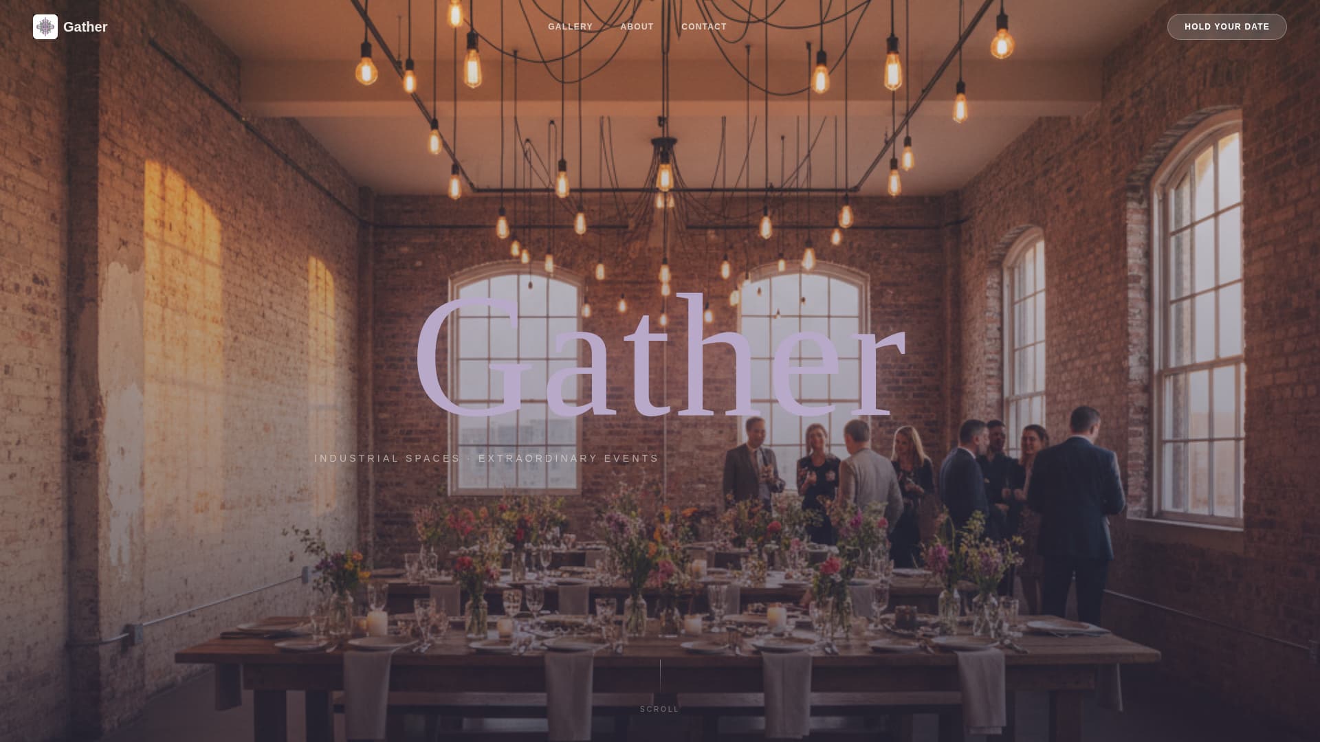 Wedding Venue Booking Website Template