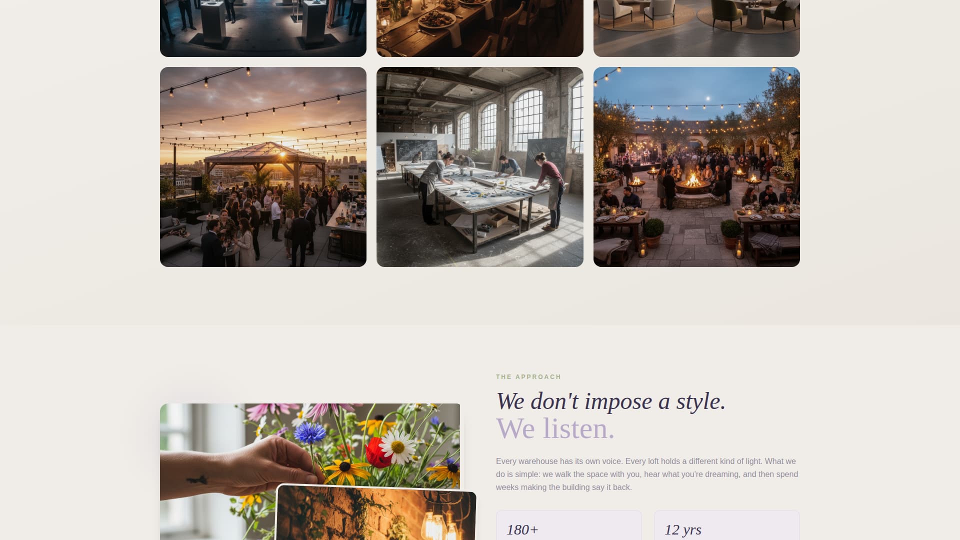 Wedding Venue Booking Website Template
