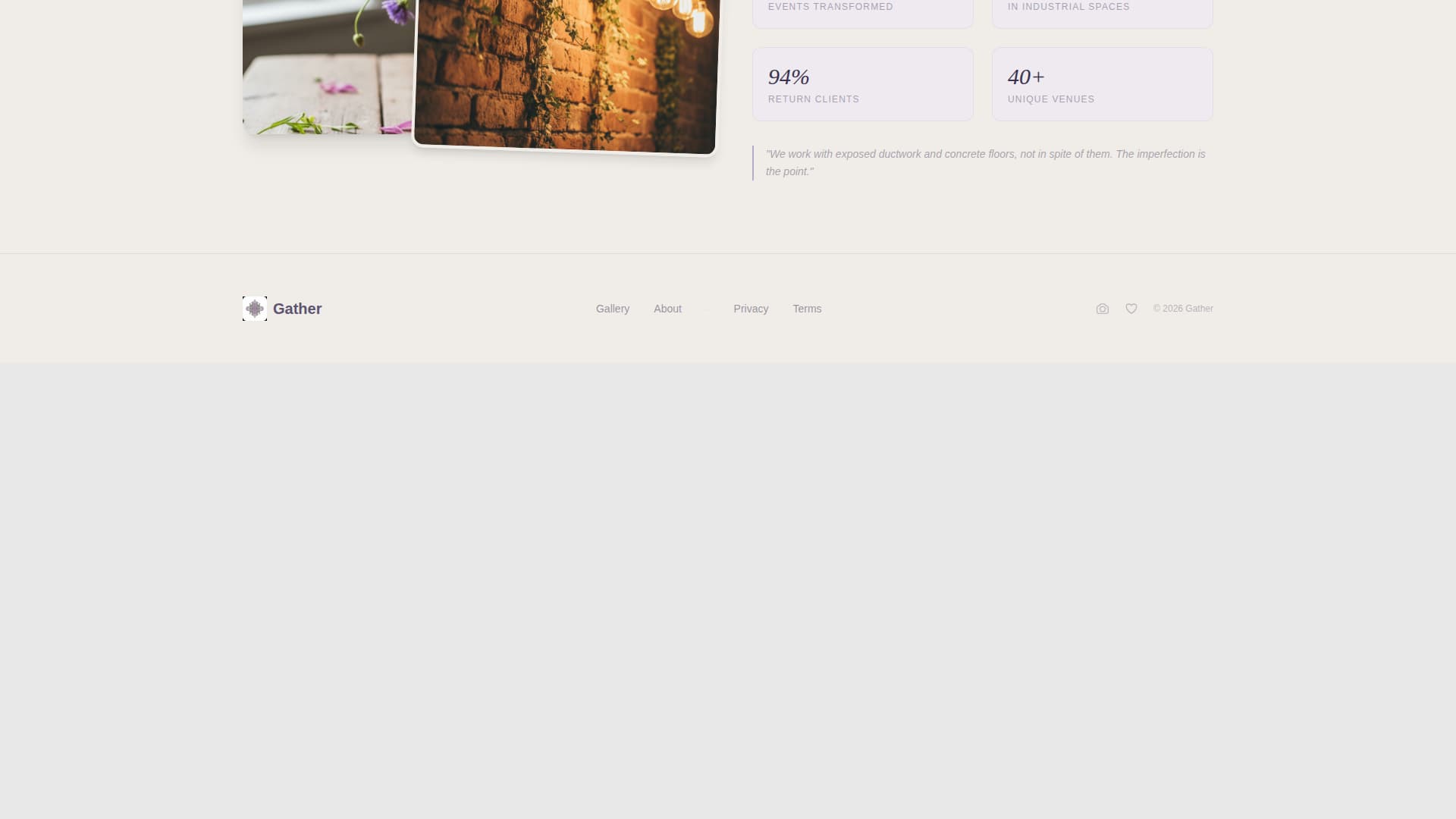 Wedding Venue Booking Website Template