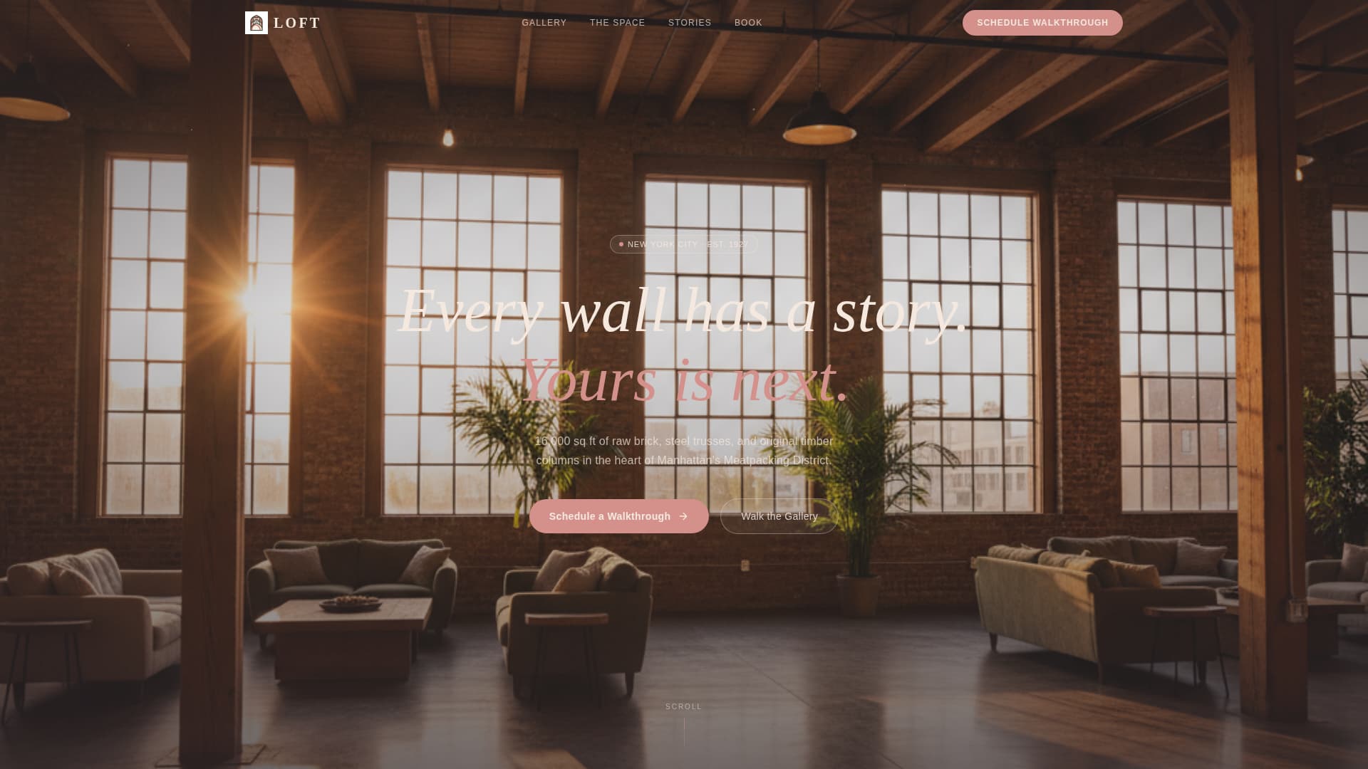 Wedding Venue Booking Website Template