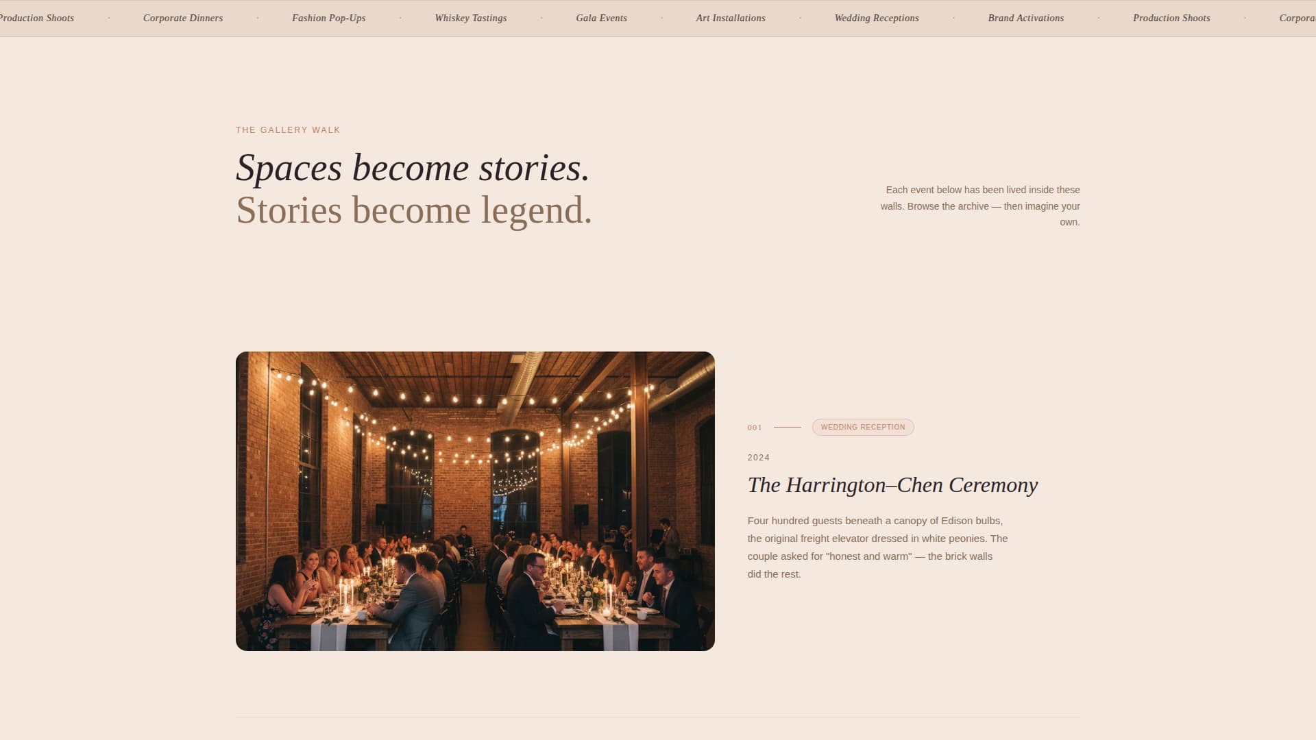 Wedding Venue Booking Website Template