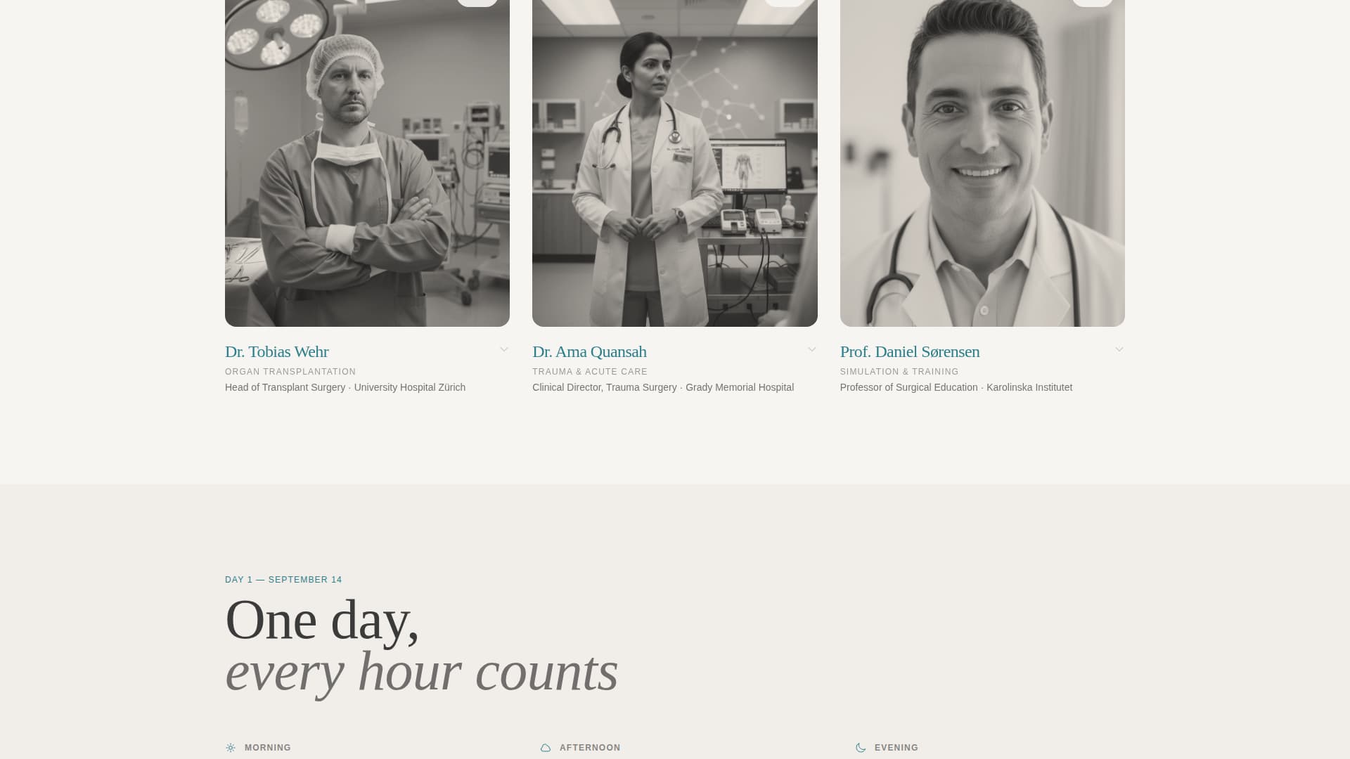 Medical Conference & Clinical Summit Registration Website Template