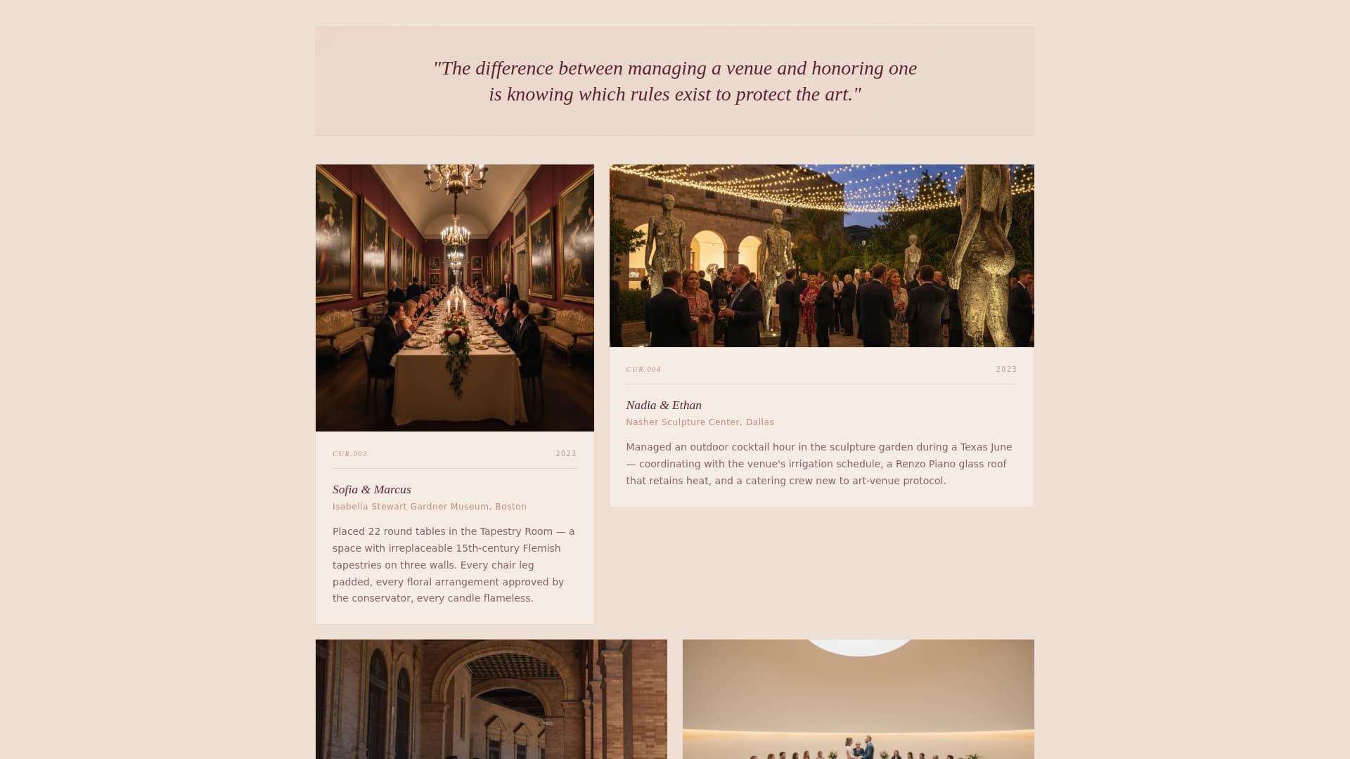 Wedding Venue Booking Website Template