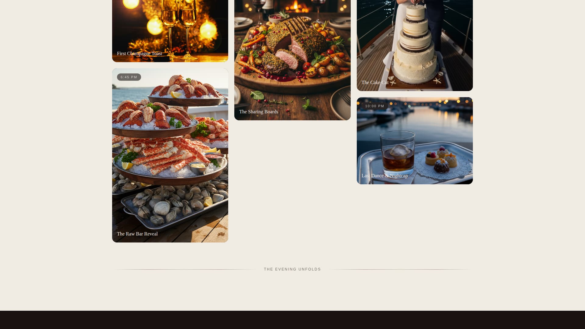 Nautical Wedding Booking Website Template