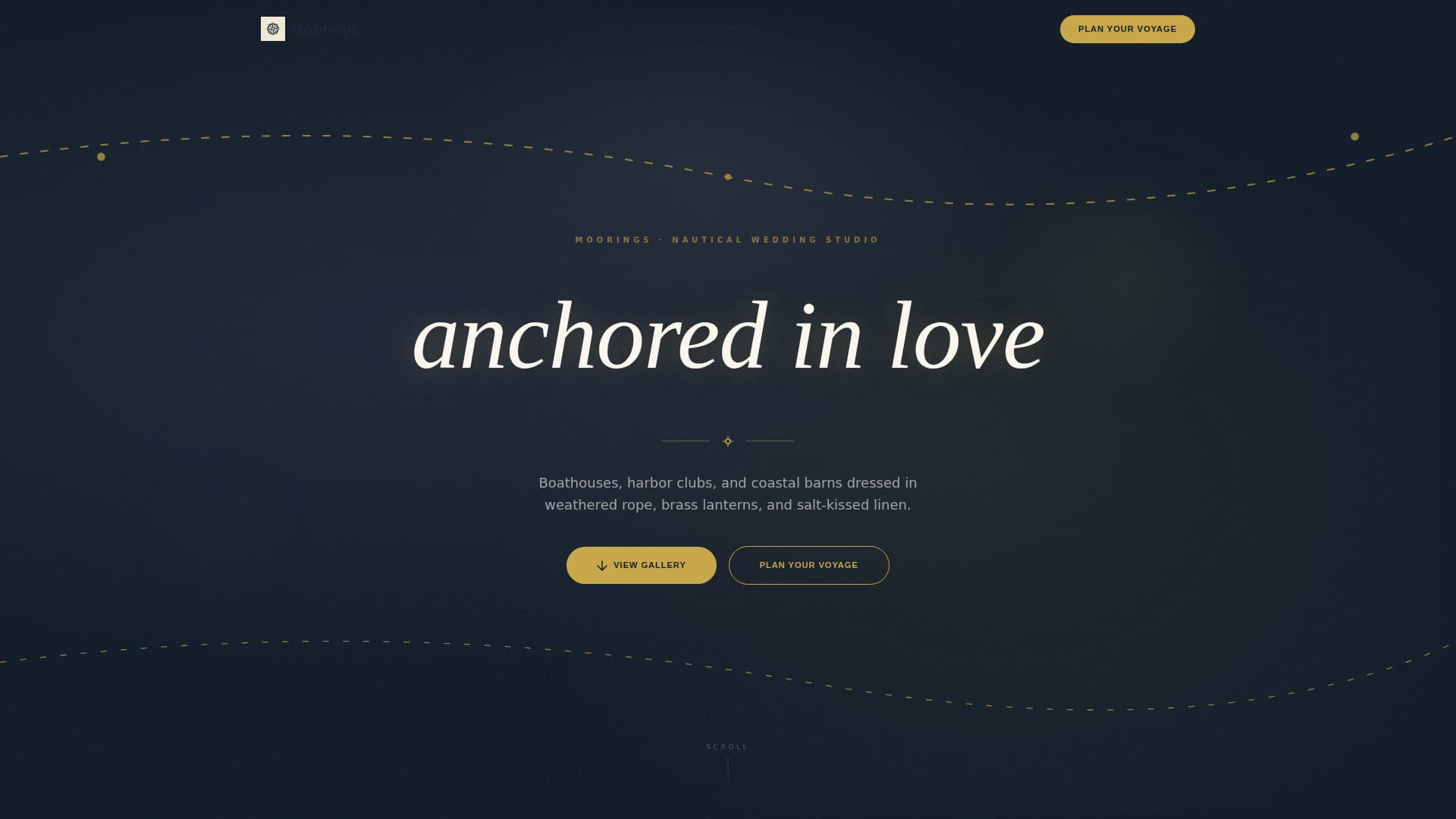 Nautical Wedding Professional Website Template