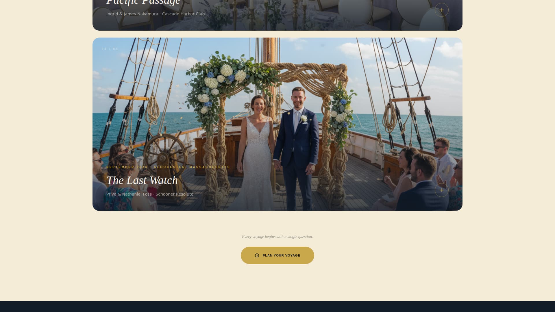 Nautical Wedding Professional Website Template