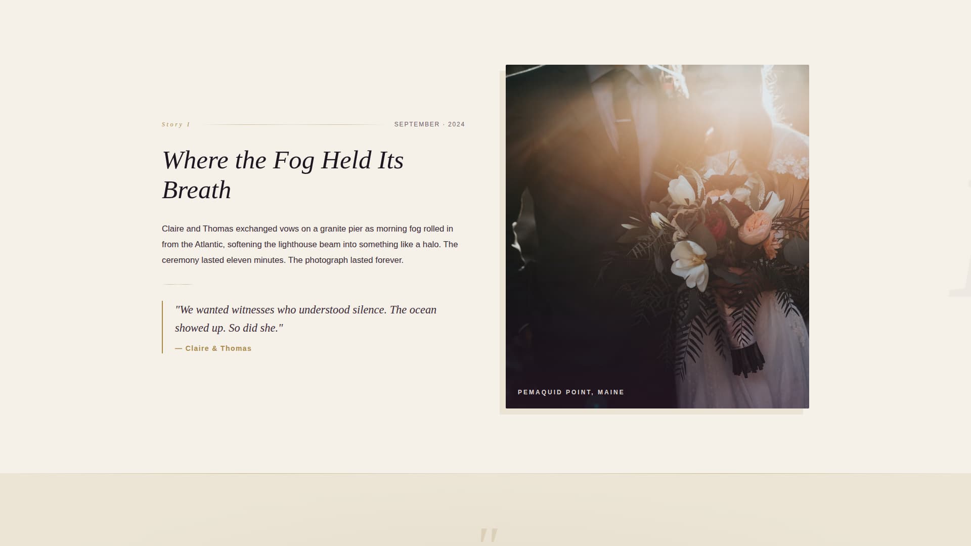 Nautical Wedding Reviews Website Template