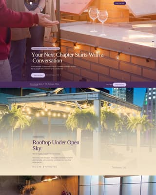 Networking Event Specialist Professional Website Template
