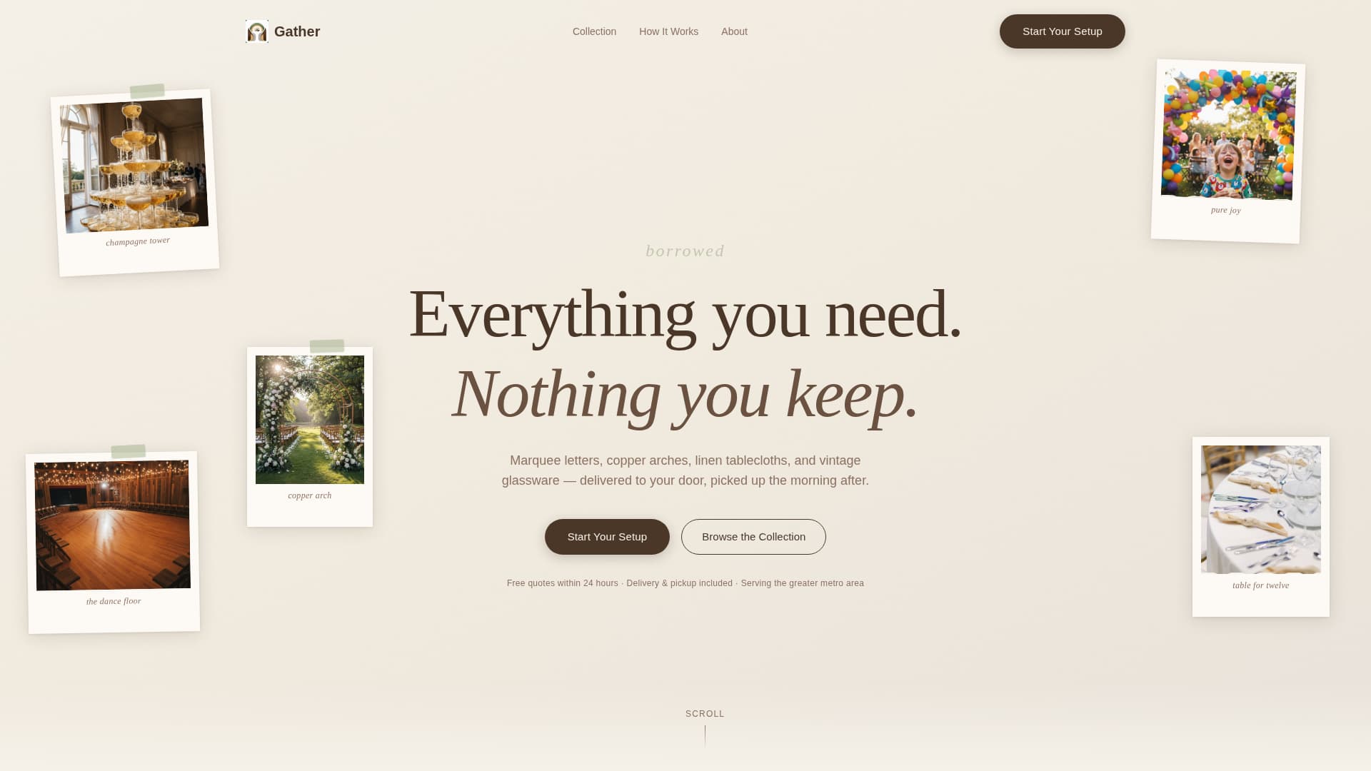 Photo Booth & Party Rental Booking Website Template