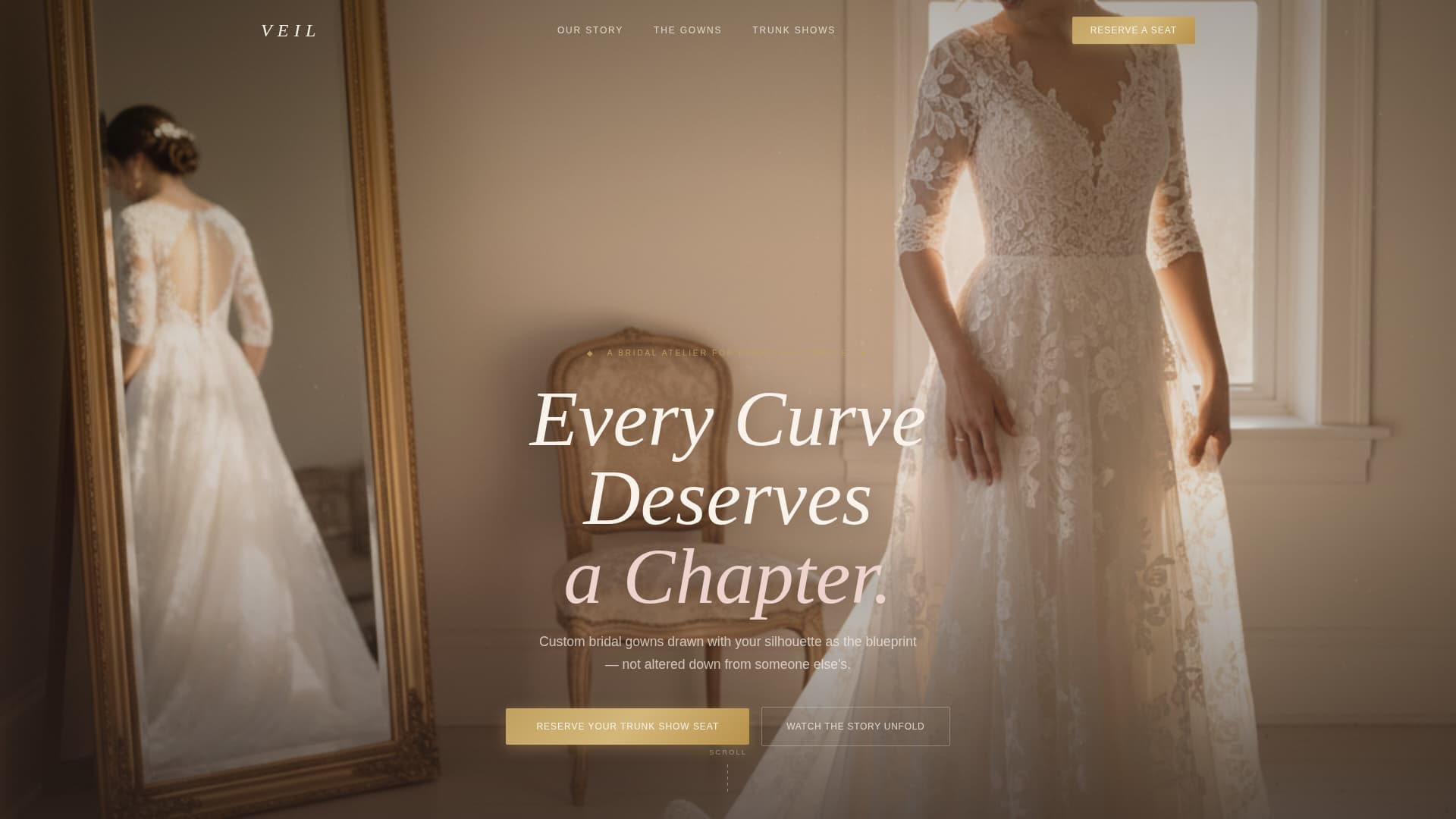 Bridal Wear & Rentals Professional Website Template
