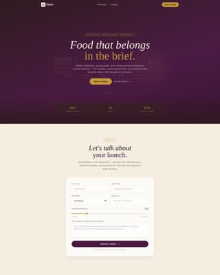 Product Launch Event Booking Website Template