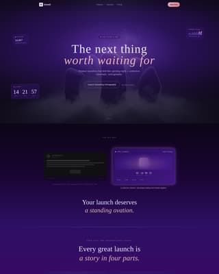 Product Launch Event Directory Website Template