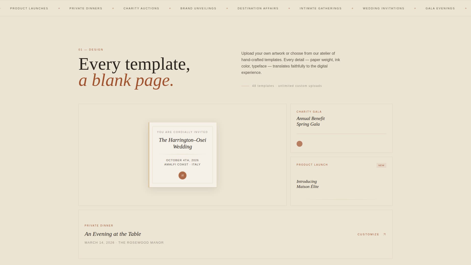 Summon - Elegant RSVP Landing Page Template
