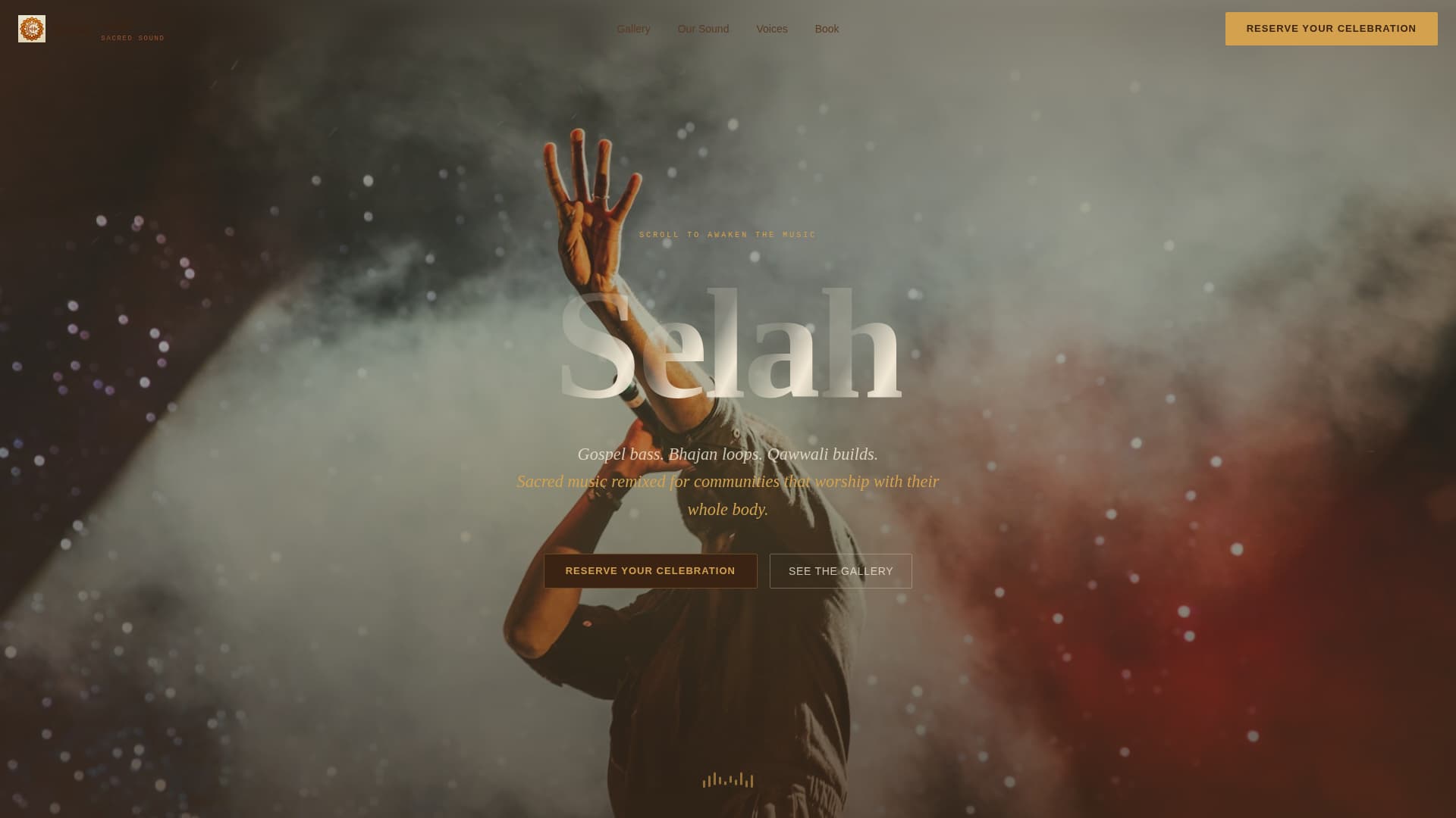 Religious Event Specialist Booking Website Template