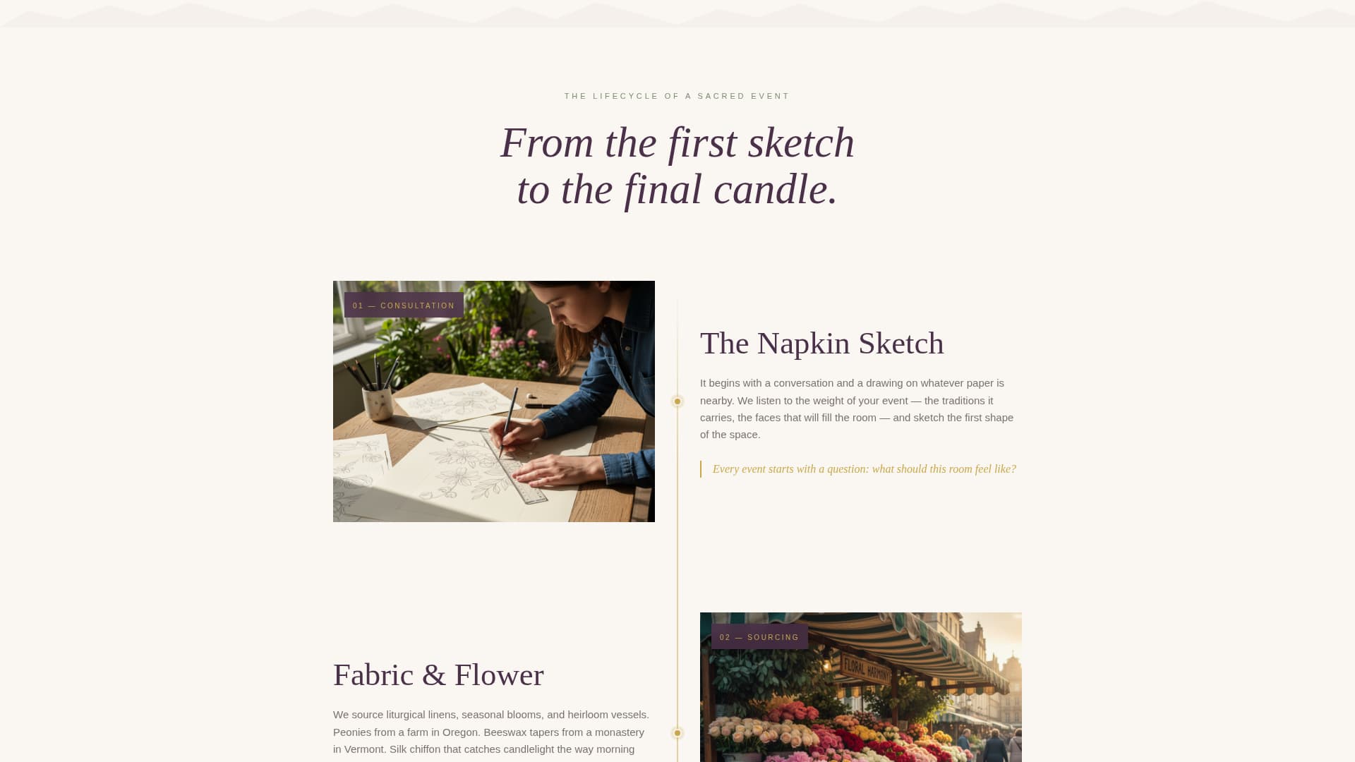 Religious Event Booking Website Template