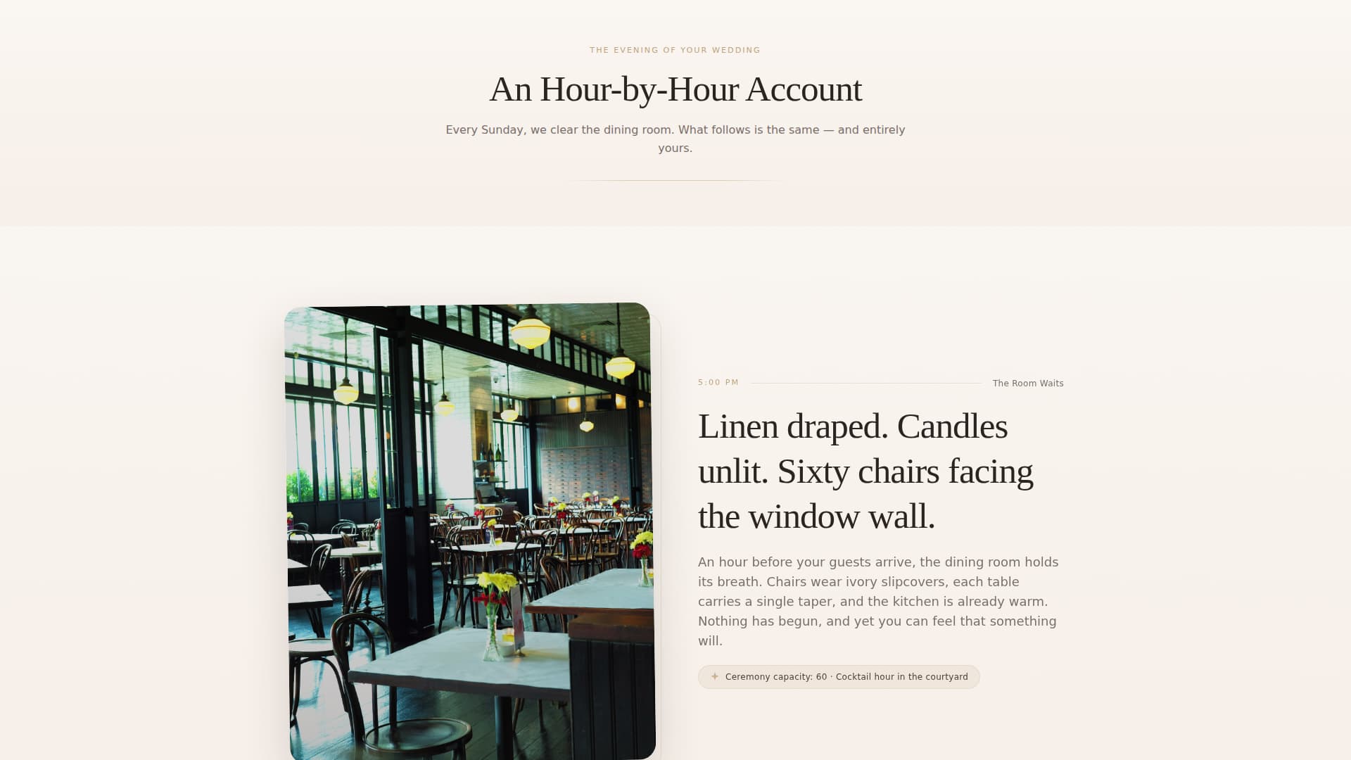 Wedding Venue Local Professional Website Template