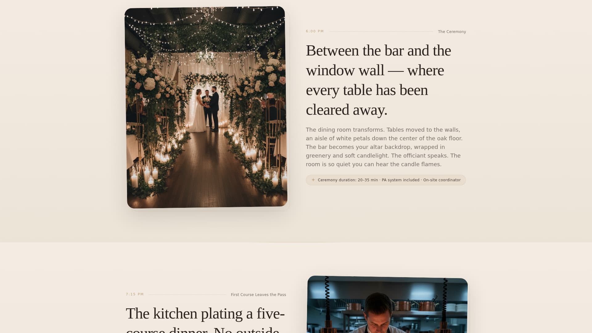 Wedding Venue Local Professional Website Template