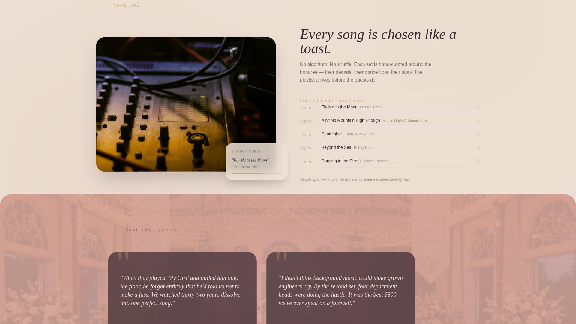 Retirement Event Professional Website Template