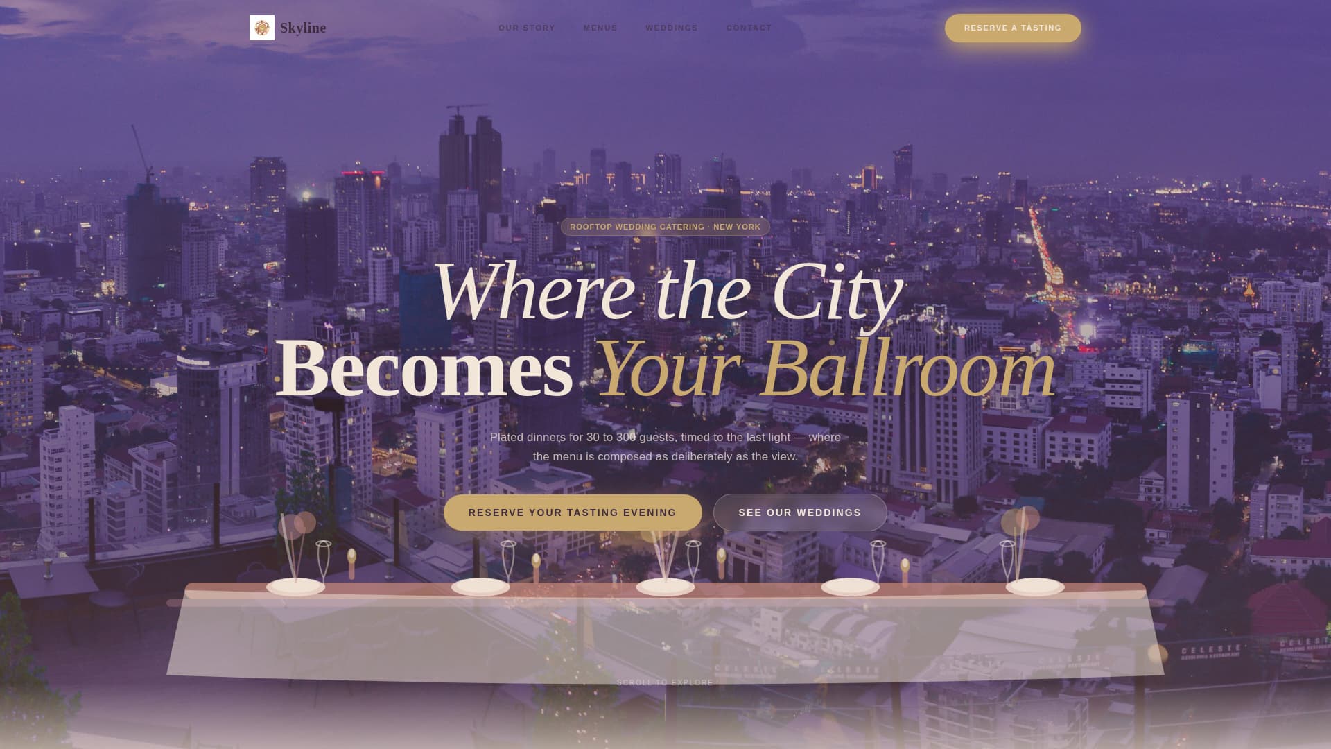 Wedding Venue Booking Website Template