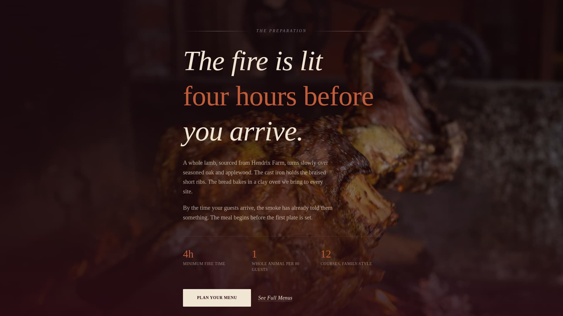 Rustic Wedding Booking Website Template