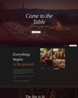 Rustic Wedding Booking Website Template