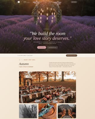 Bower - Enchanting Rusticwedding Landing Page Template