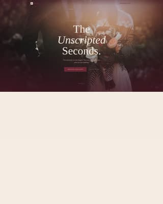Lens — Wedding Photography Landing Page Template