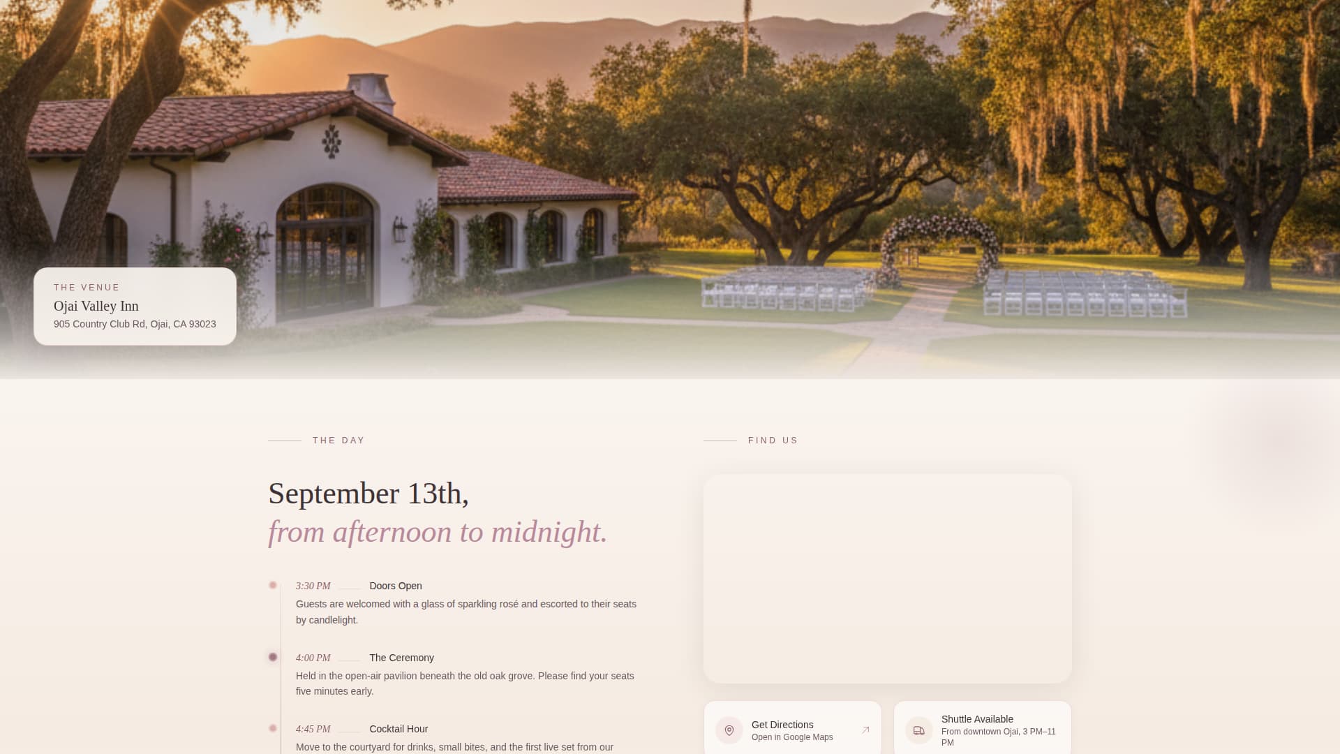 Unite — Wedding Coordination Landing Page Template