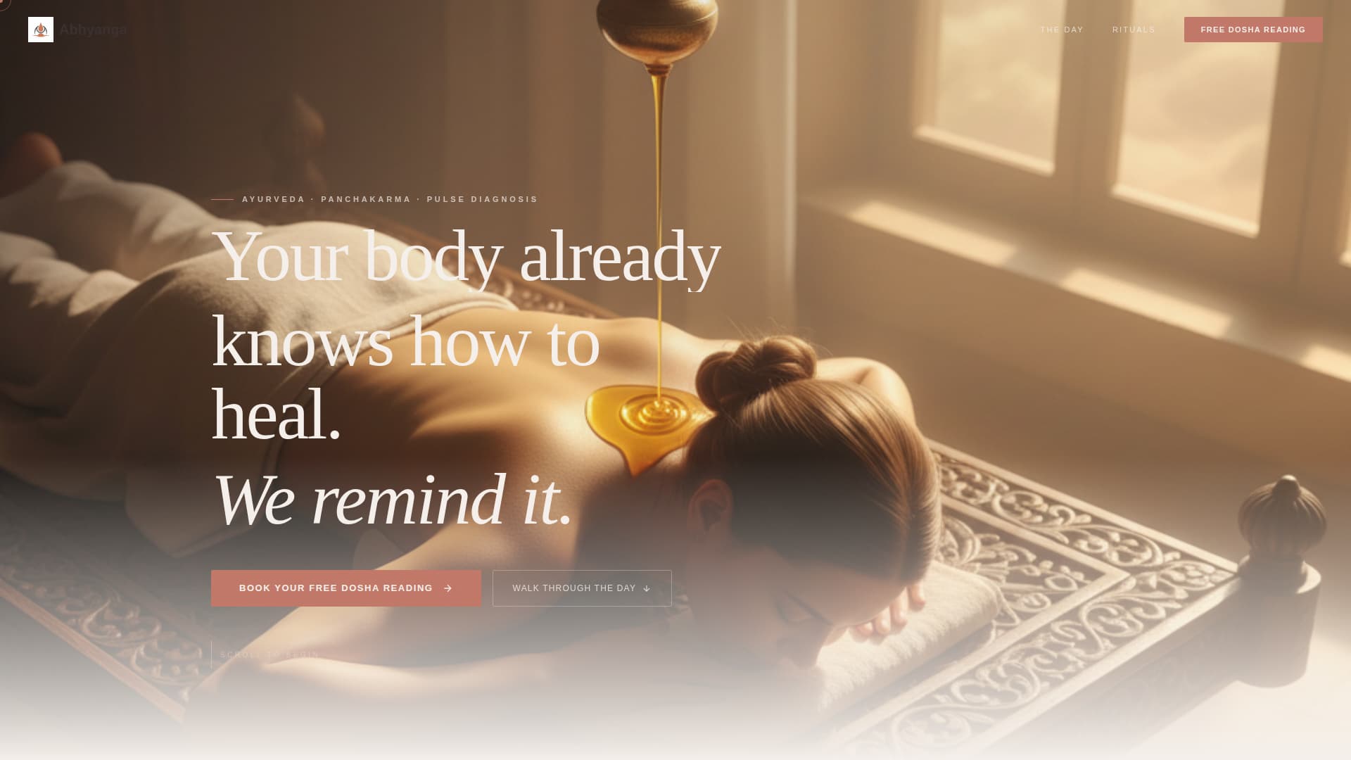 Ayurvedic Spa & Wellness Treatment Website Template