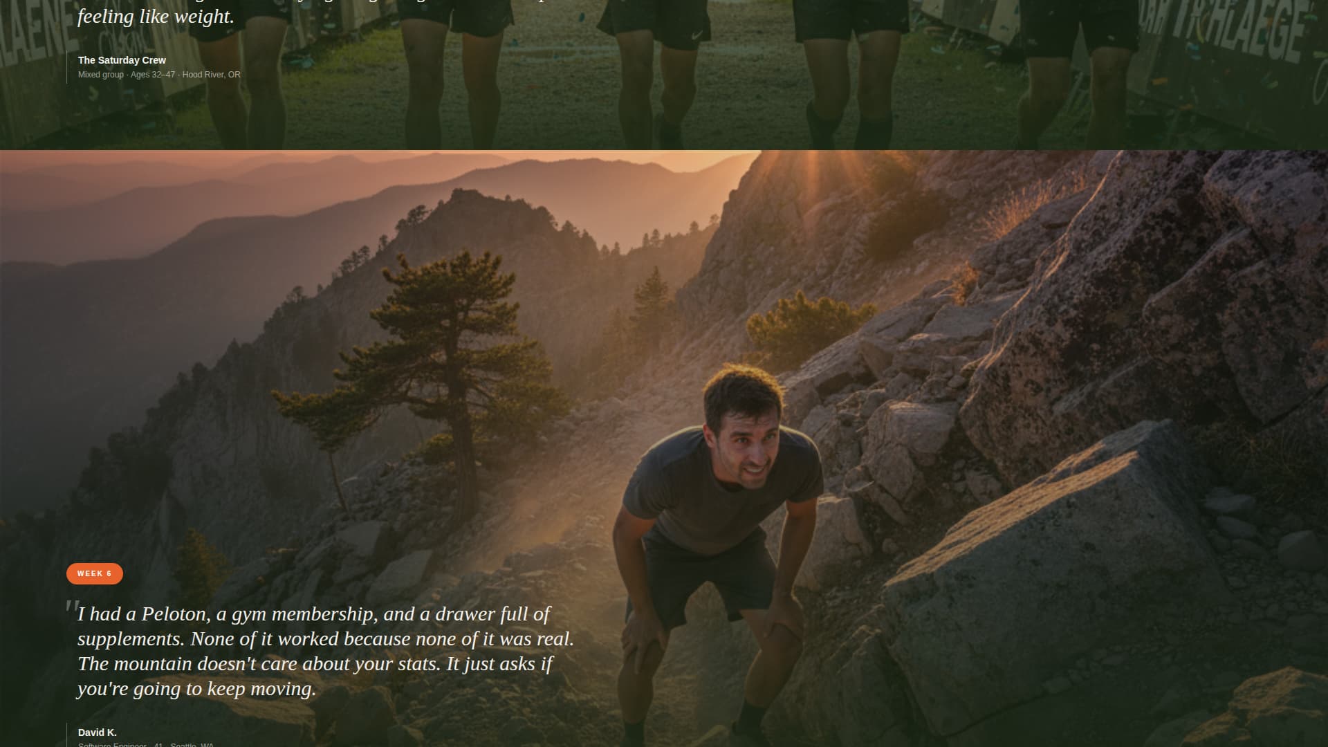 Body Transformation Coach Website Template for Office Workers