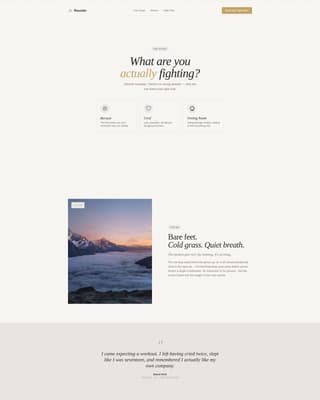 Rounds - Transformative Boxing Landing Page Template