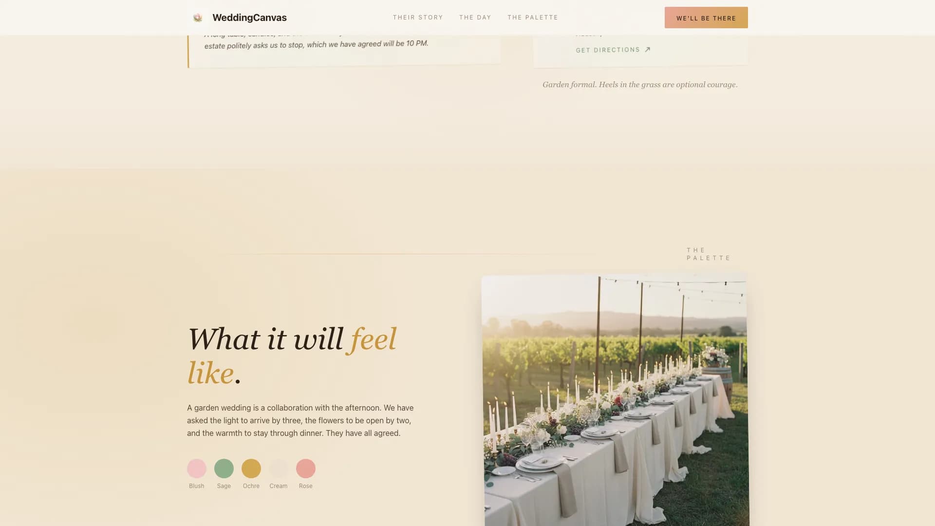 Artistry — Bespoke Wedding Stationery Landing Page Template